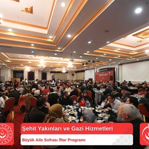 Şehit Yakınları ve Gazilerimiz Onuruna “Büyük Aile Sofrası” İftar Programı Düzenlendi - fotoğraf 1