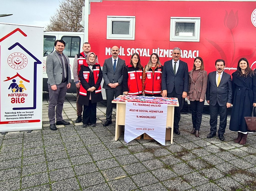 Tekirdağ’da Mobil Sosyal Hizmet Merkezi Hizmete Başladı