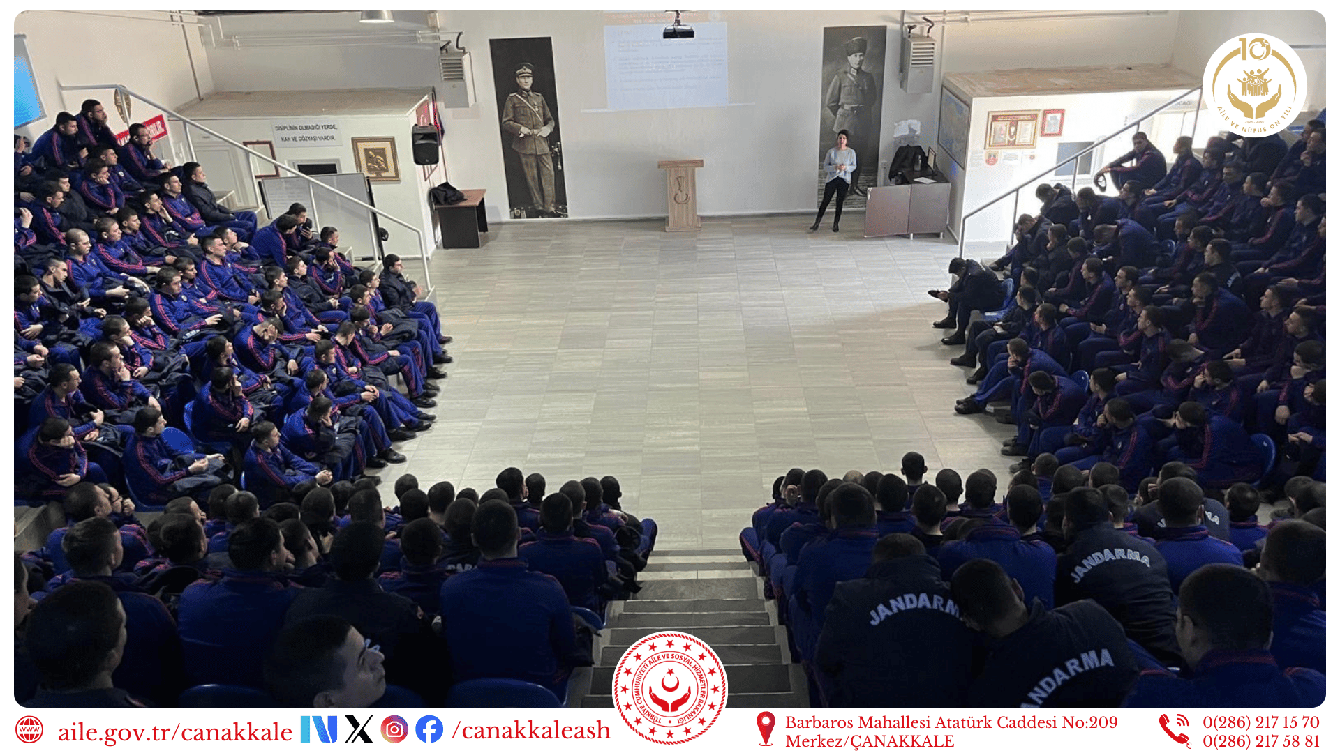 Er ve Erbaşlara Yönelik Aile İçi Şiddetle Mücadele Semineri Gerçekleştirildi