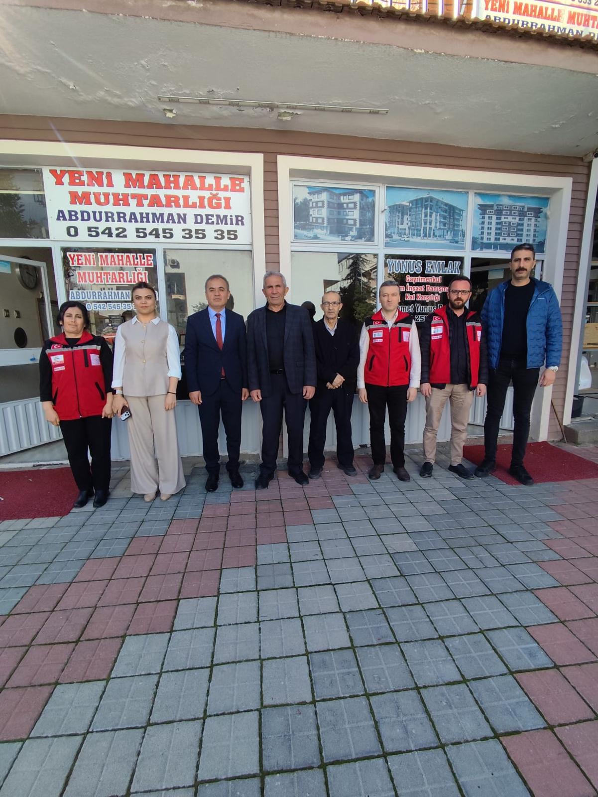  Bucak İlçemiz Karayvatlar Muhtarı Mehmet Ergit ziyaret edilmiştir.