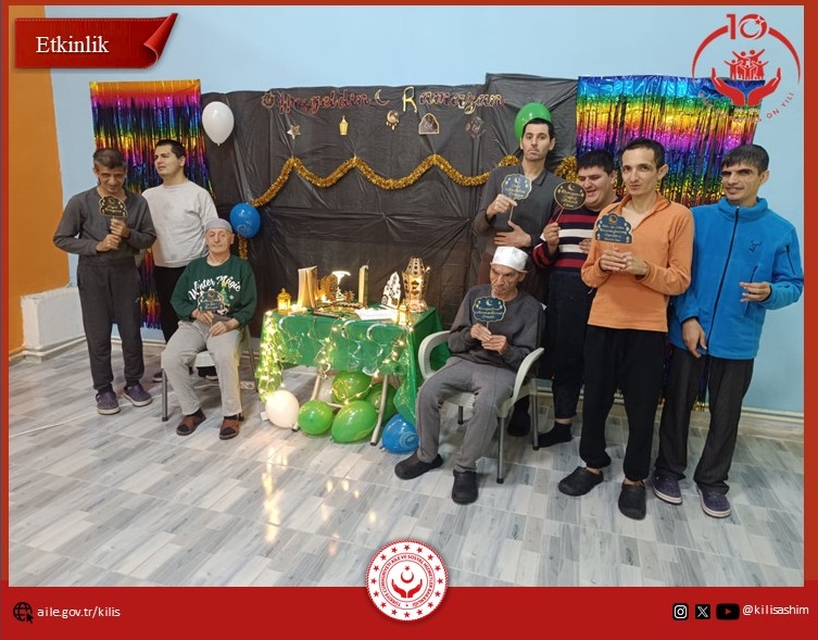 Müdürlüğümüzle koordine hizmet vermekte olan Kent Doğa Bakım Merkezinde engelli vatandaşlarımızla On bir ayın Sultanı Ramazan Ayının gelişi kutlanmıştır.