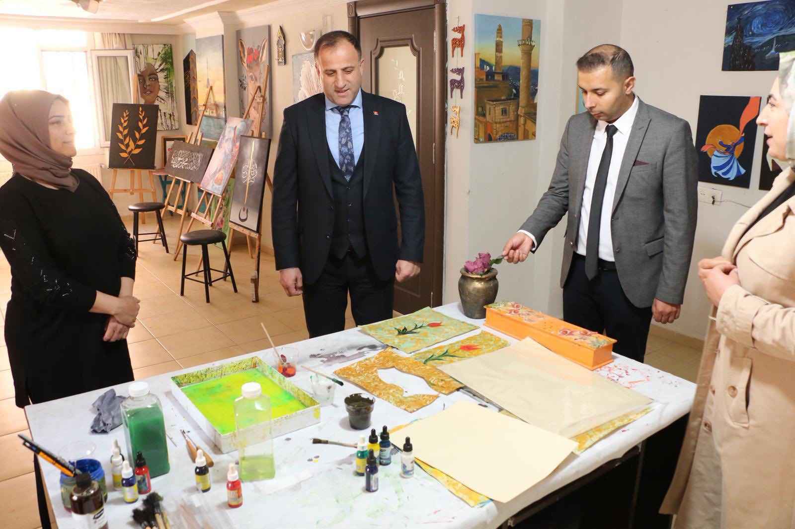 Ceylanpınar İlçemizde Hizmet Sunan Aile Destek Merkezimizi Ziyaret Ettik.