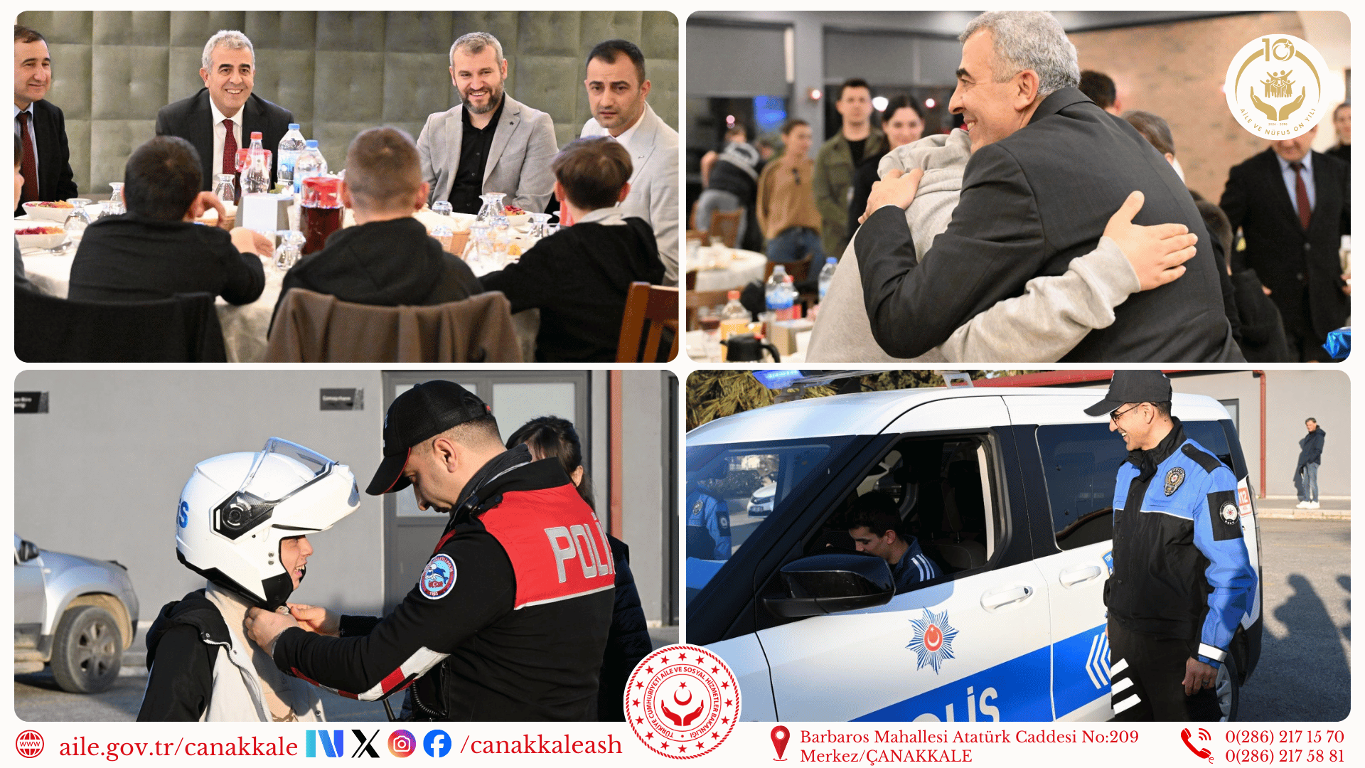 Çanakkale İl Emniyet Müdürlüğünden Çocuklarımıza İftar Programı