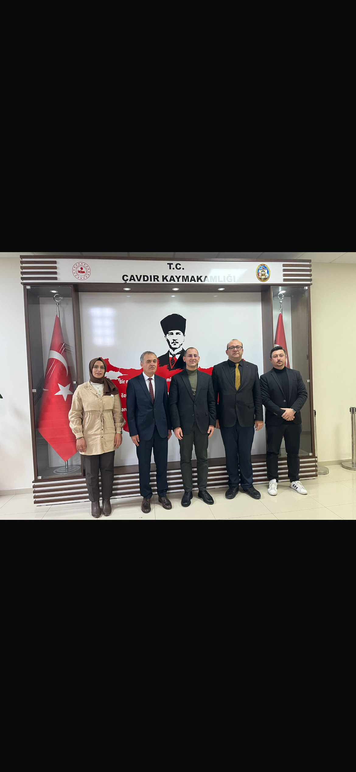 Çavdır Kaymakamı Sayın Özgü Özen’i makamında ziyaret etti.