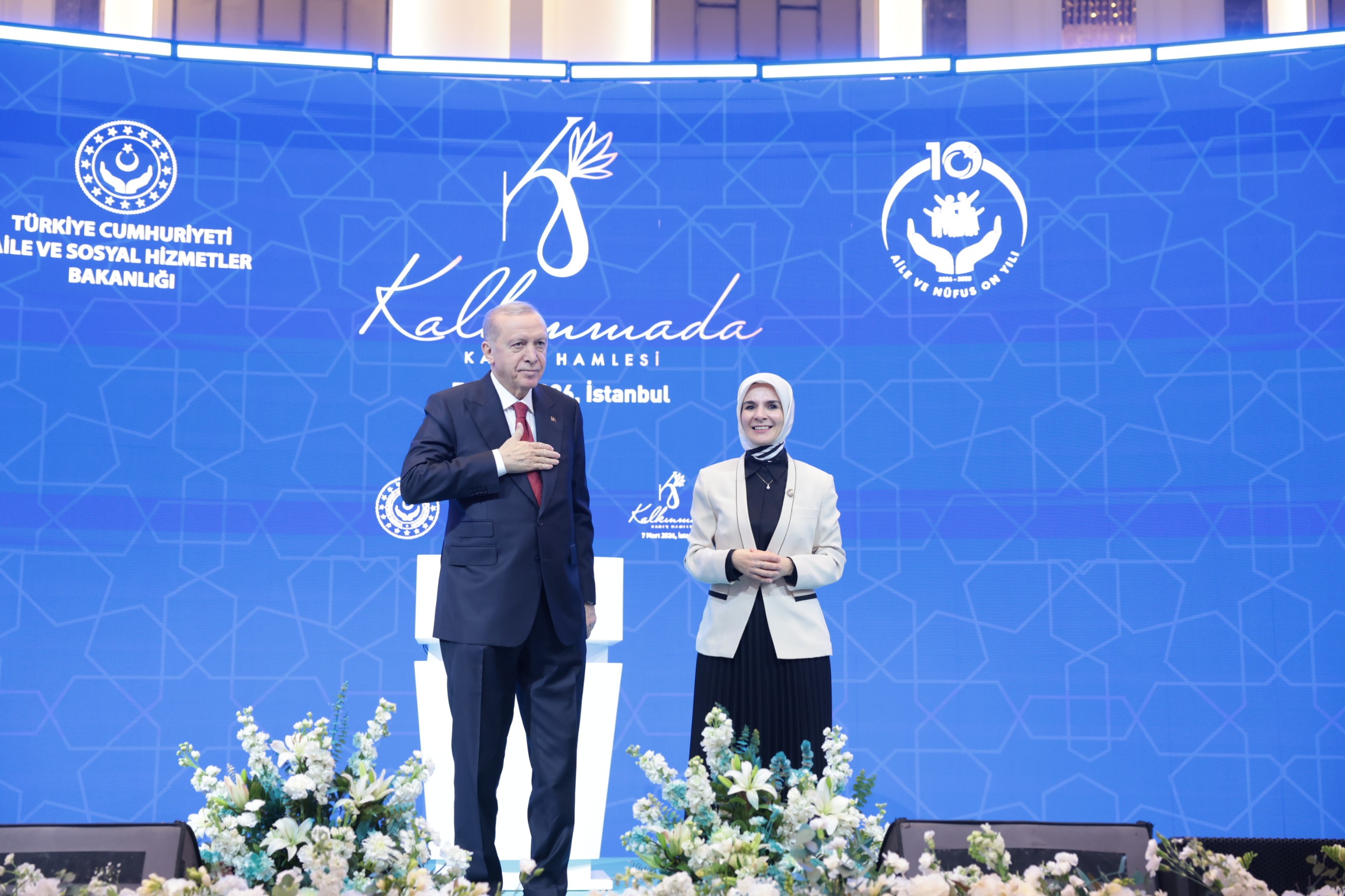 Cumhurbaşkanı Erdoğan ve Bakanımız Göktaş, 8 Mart Dünya Kadınlar Günü İftar Programı'na katıldı