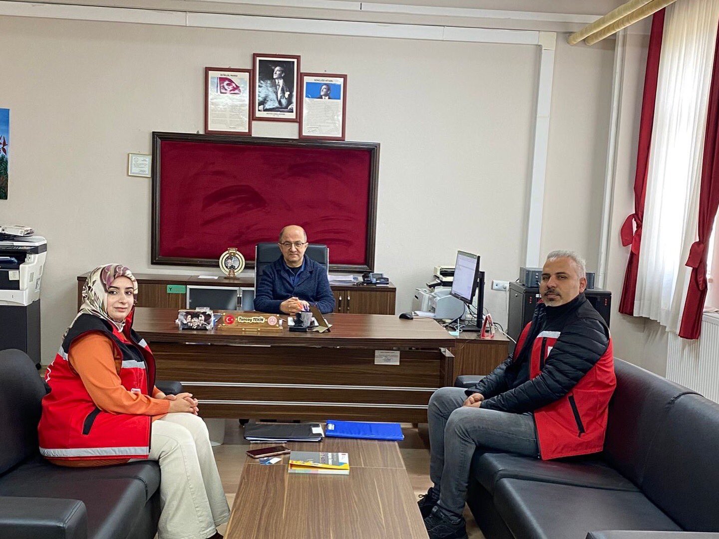 Aile ve Toplum Temelli Sosyal Destek Modeli Kapsamında Pertek İlçemizdeki Okulların İdarecileriyle Bir Araya Gelindi