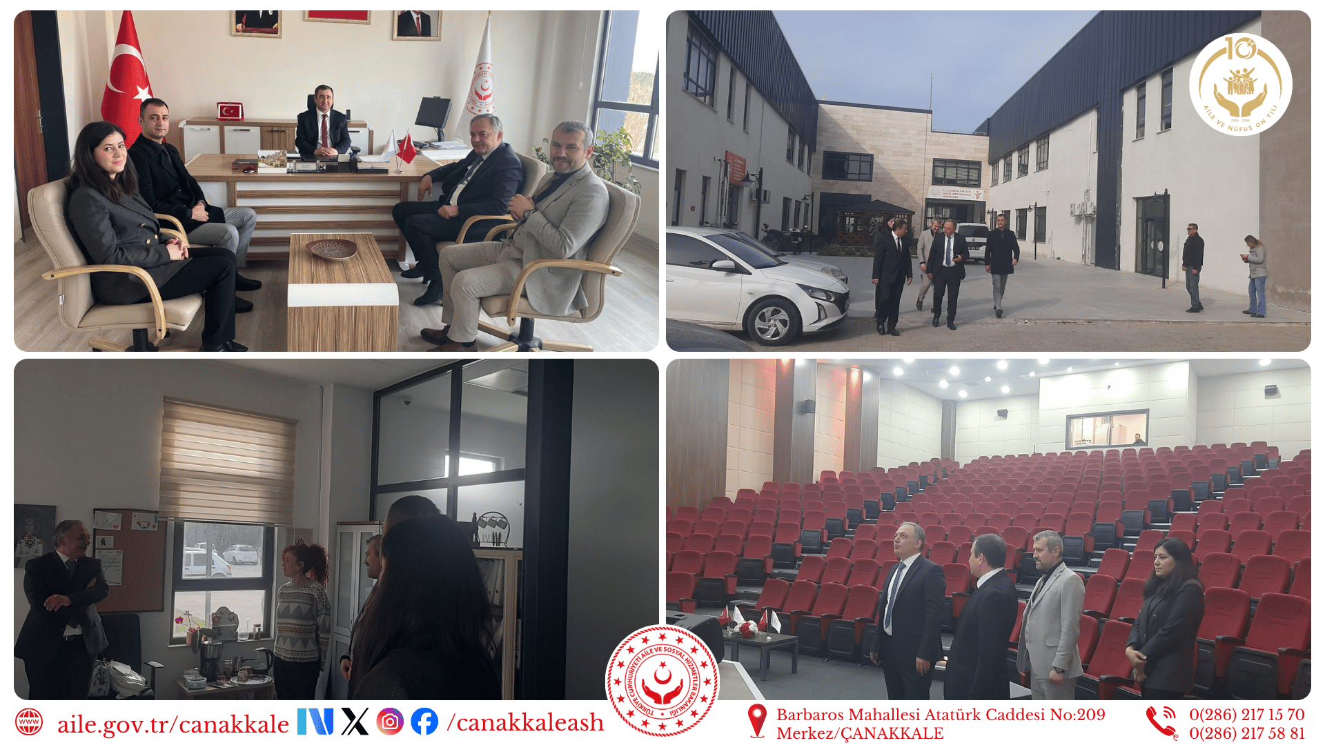 Daire Başkanımız Bayram İnce’den Çocuk Hizmetleri Kuruluşlarımıza Ziyaret