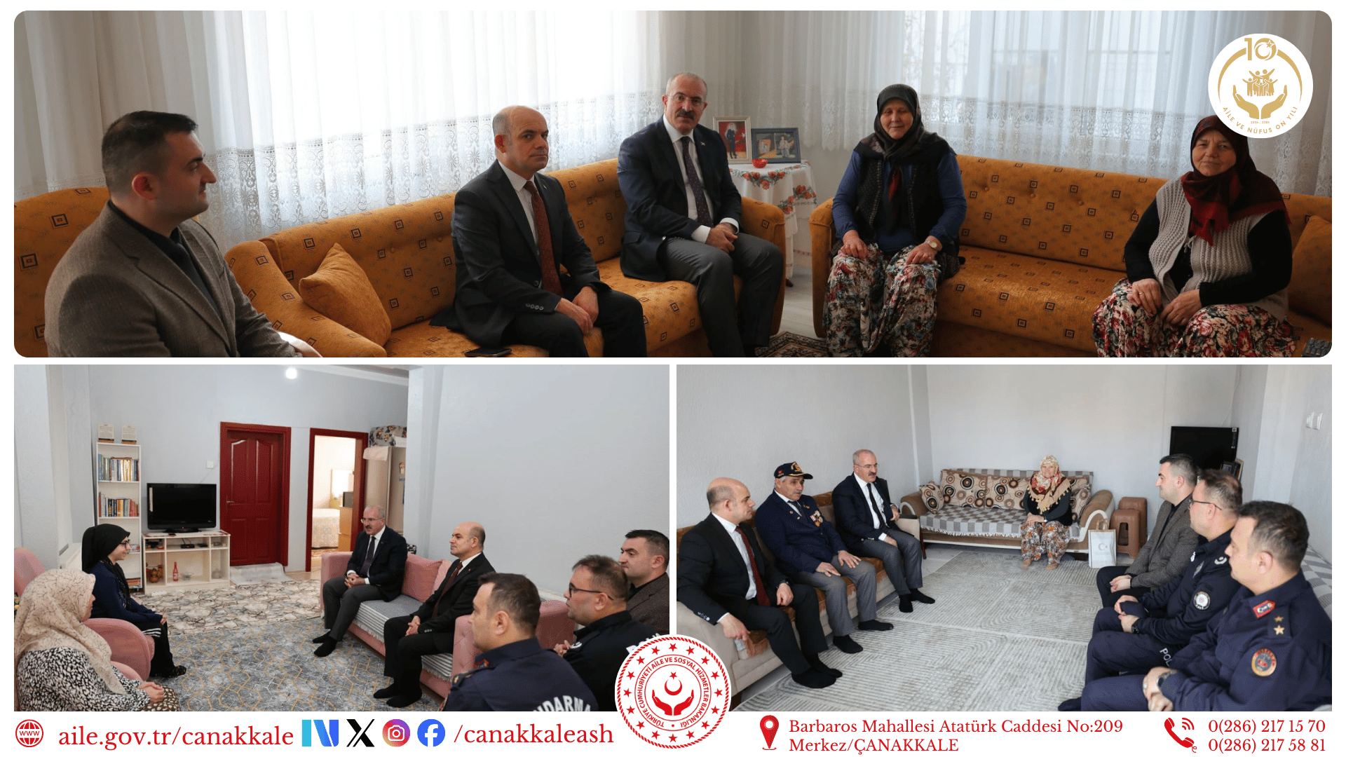 Valimiz Sayın Doç. Dr. Ömer TORAMAN'dan Çan’da Anlamlı Ziyaretler