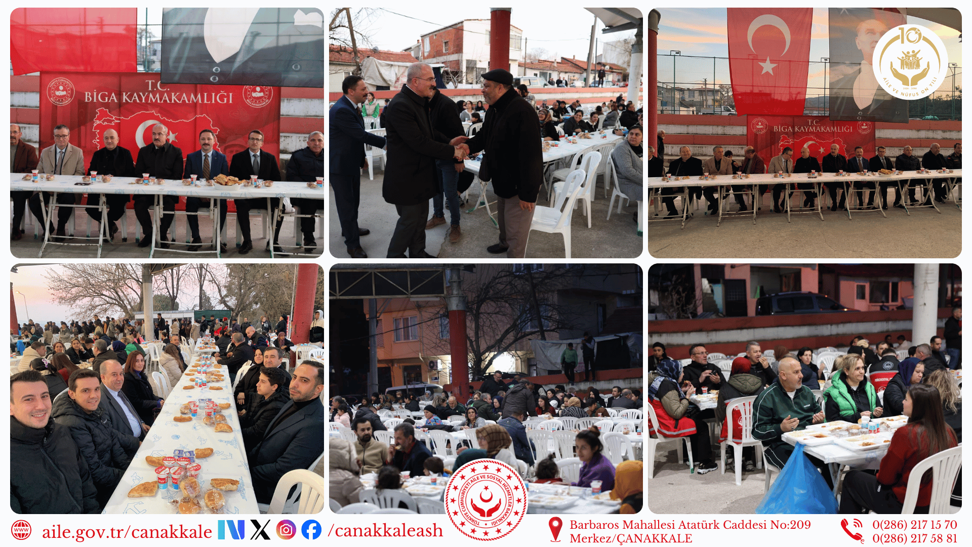 Biga’da Birlik ve Beraberlik Sofrası