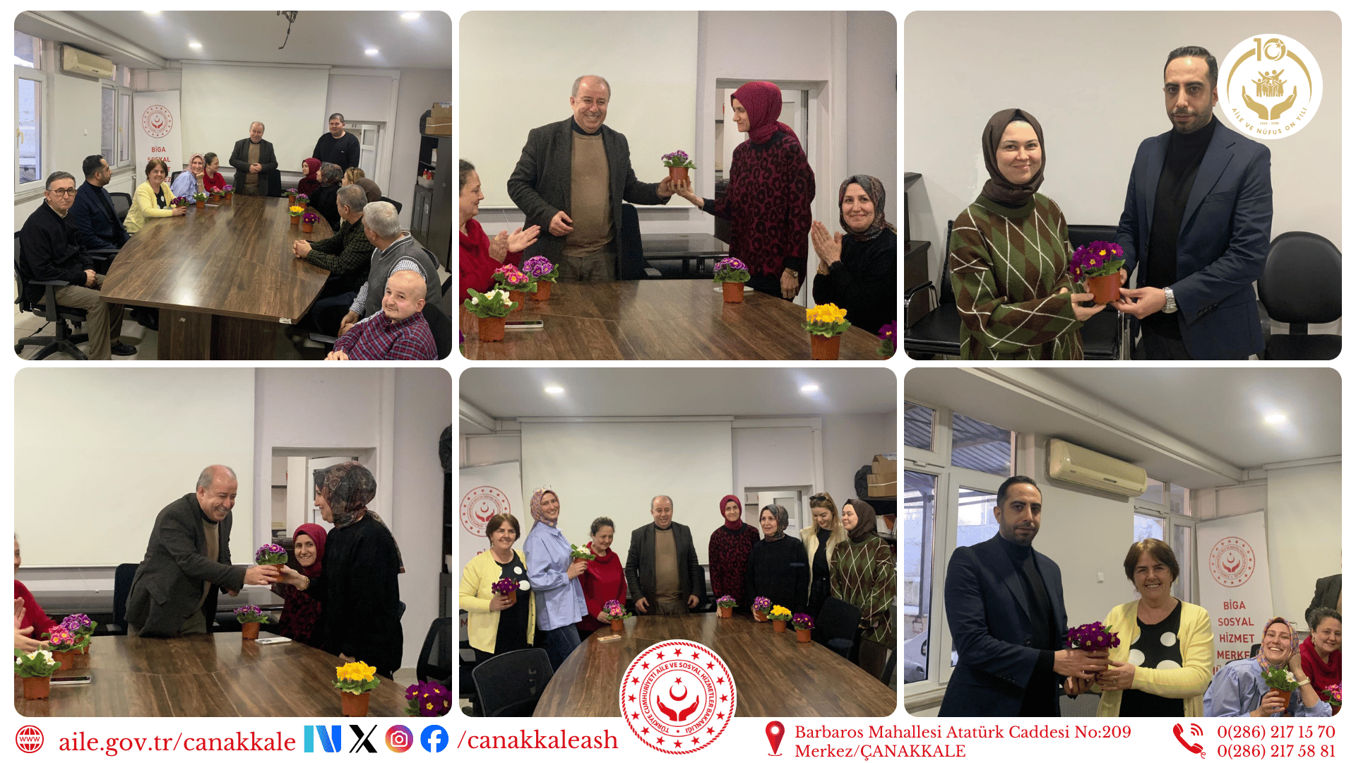 Biga SHM’de 8 Mart Dünya Kadınlar Günü Kutlaması