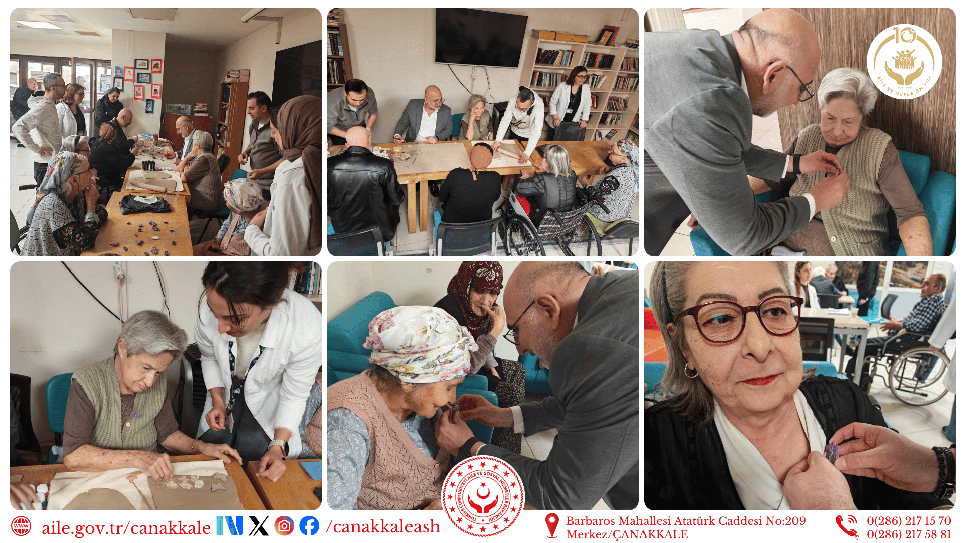 🌸 Çanakkale Huzurevinde 8 Mart Dünya Kadınlar Günü Etkinliği