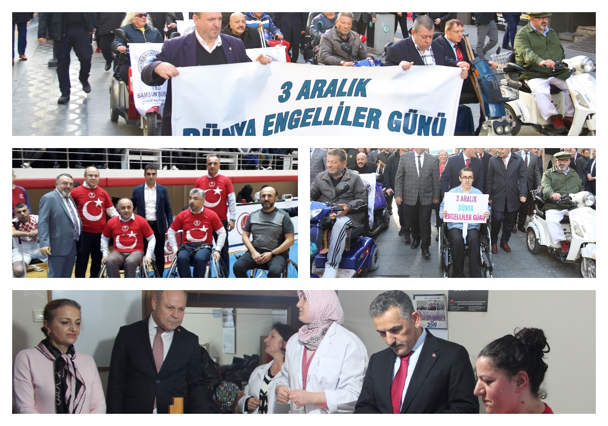  3 Aralık Dünya Engelliler Günü Samsun’da kutlandı