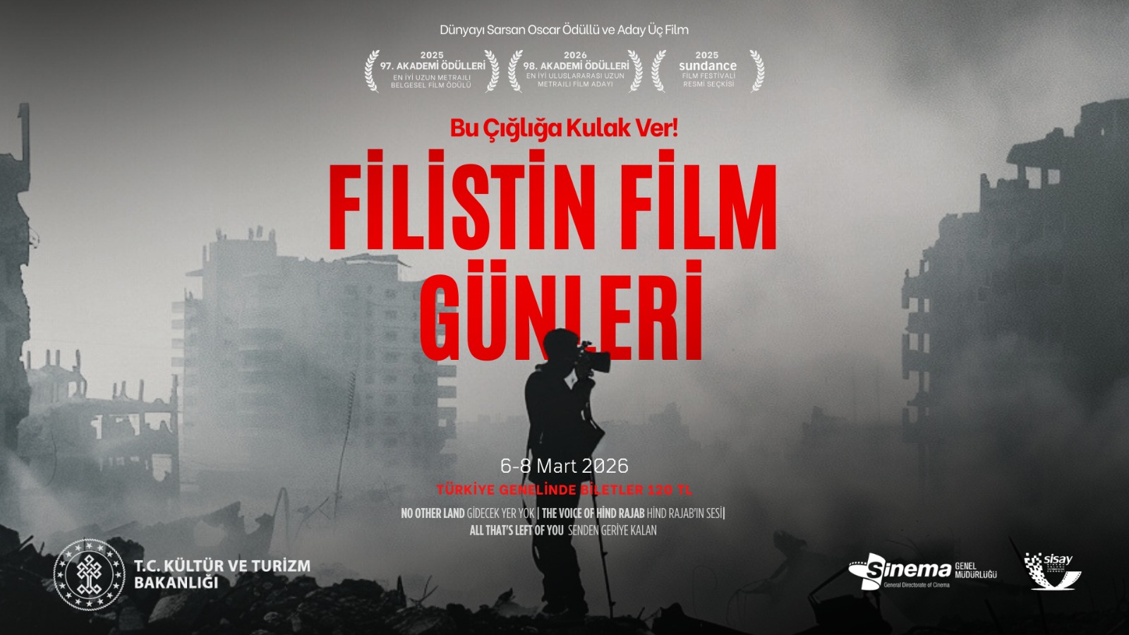 Samsun’da Filistin Film Günleri Sinemaseverlerle Buluşuyor