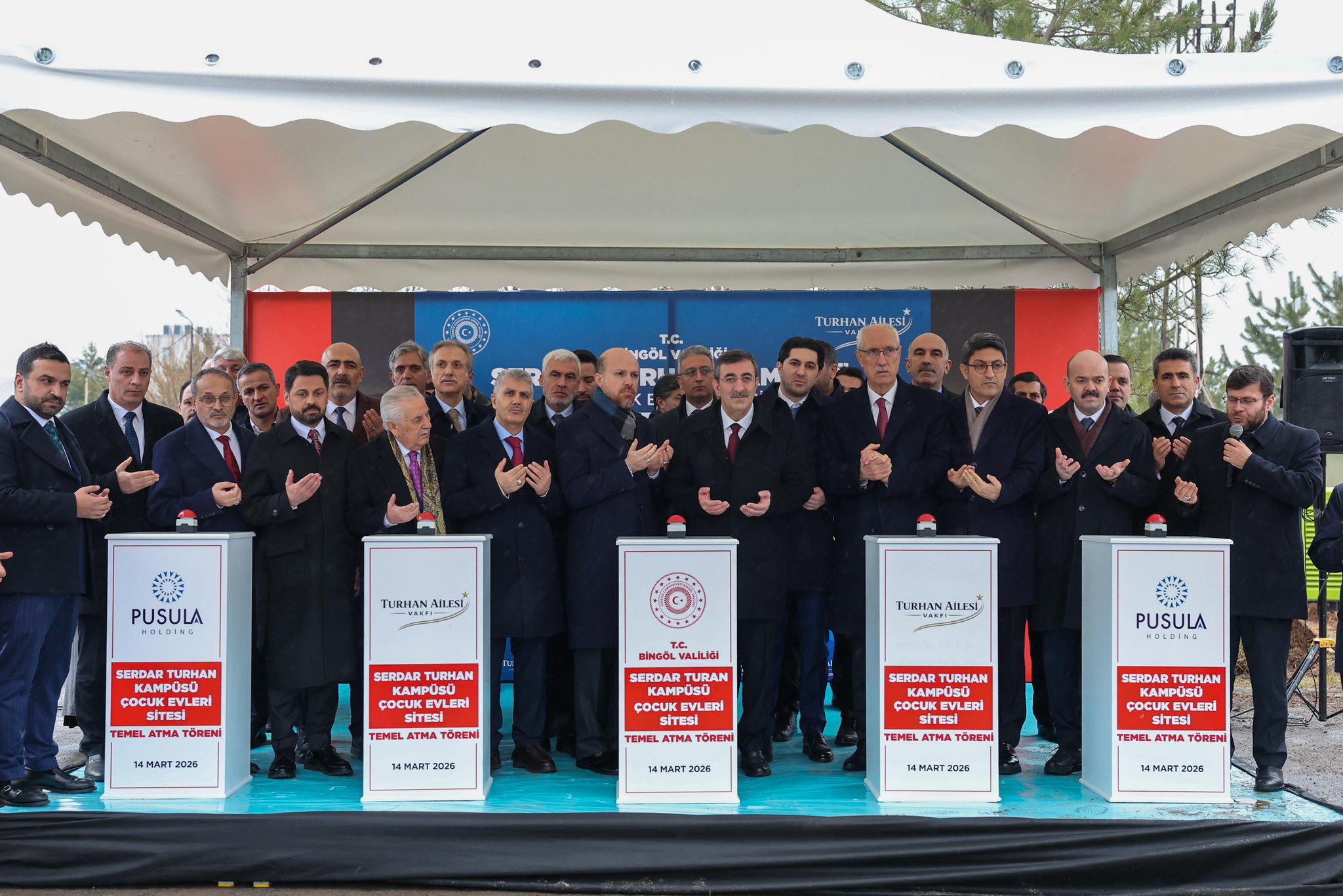 Bingöl’de Serdar Turhan Kampüsü Çocuk Evleri Sitesi’nin Temeli Atıldı.