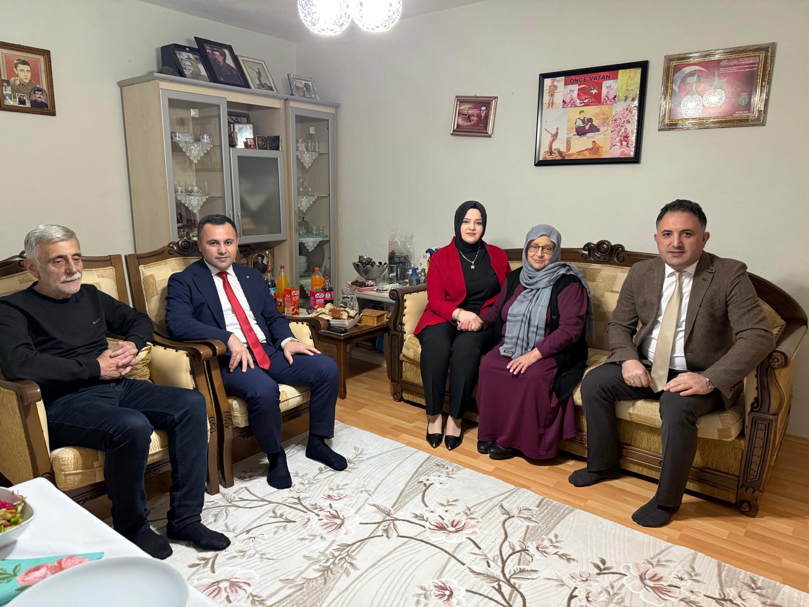 Şehit Ailesine Ziyaret ve İftar Programı Gerçekleştirildi.