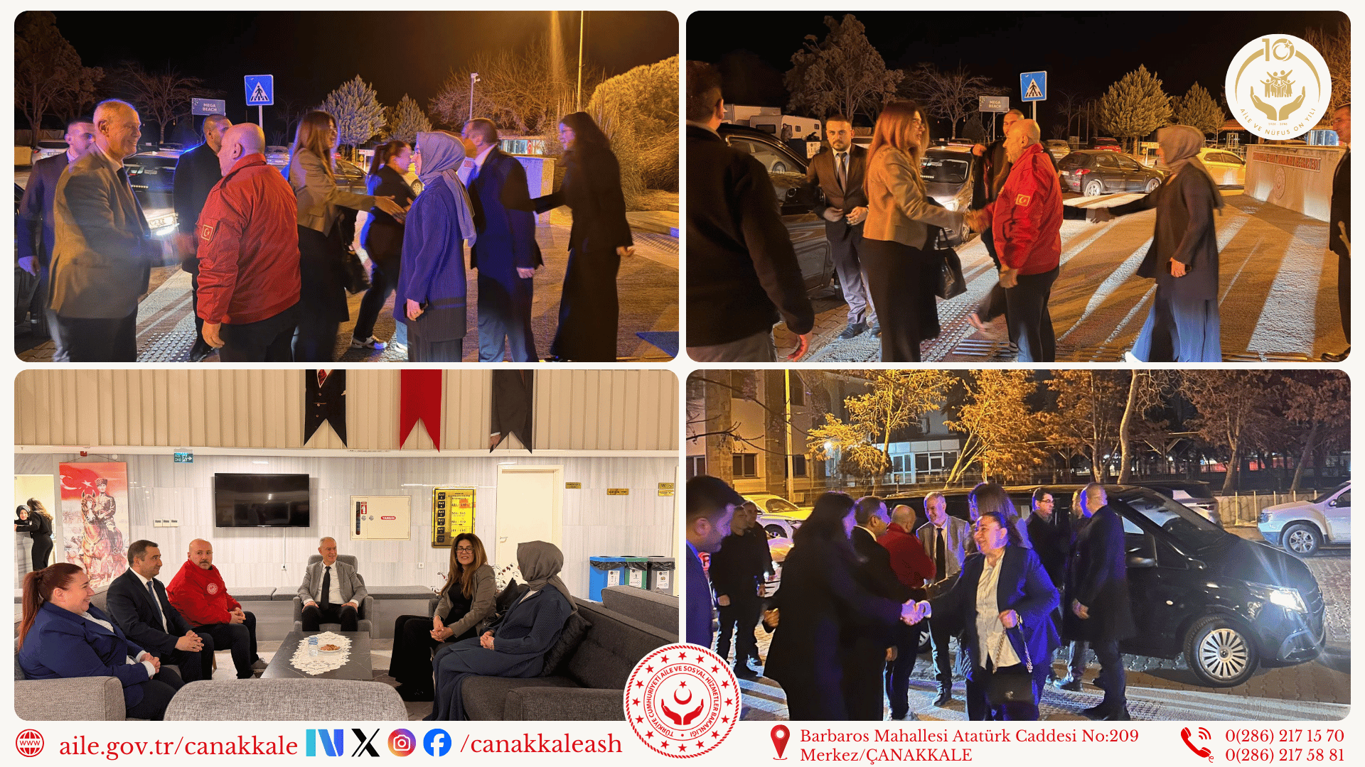 KKTC Heyeti Şehit Yakınları ve Gazi Evi’nde Ağırlandı