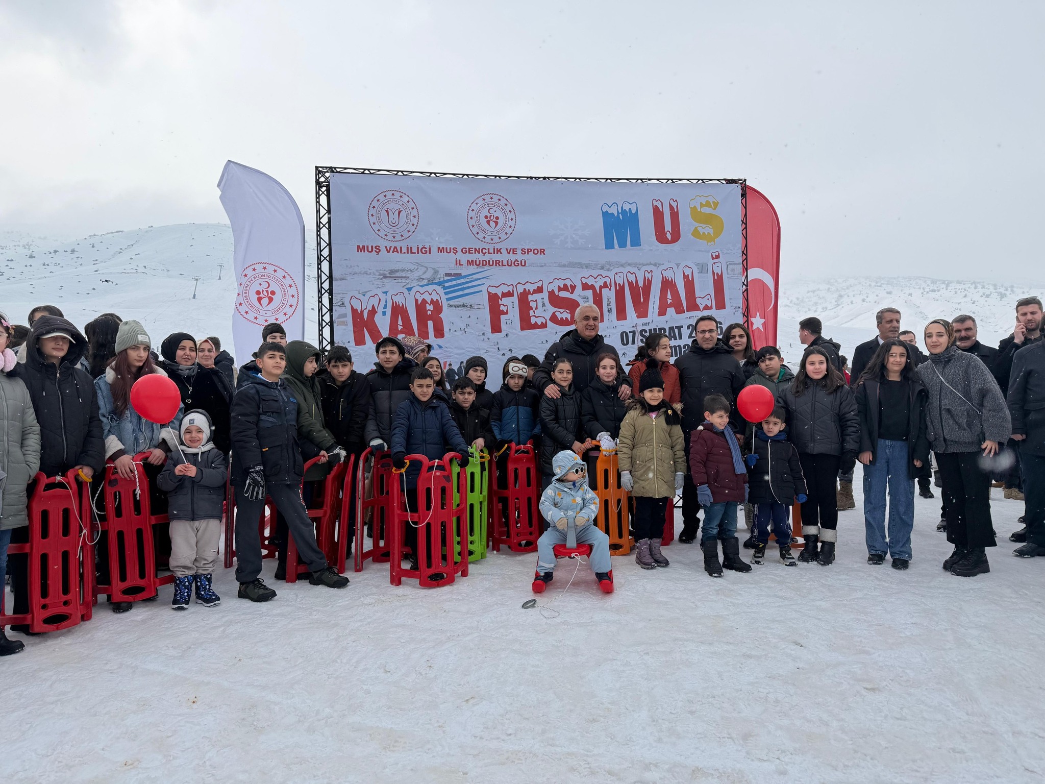 Muş Kar Festivali’nde Coşku Dolu Anlar Yaşandı