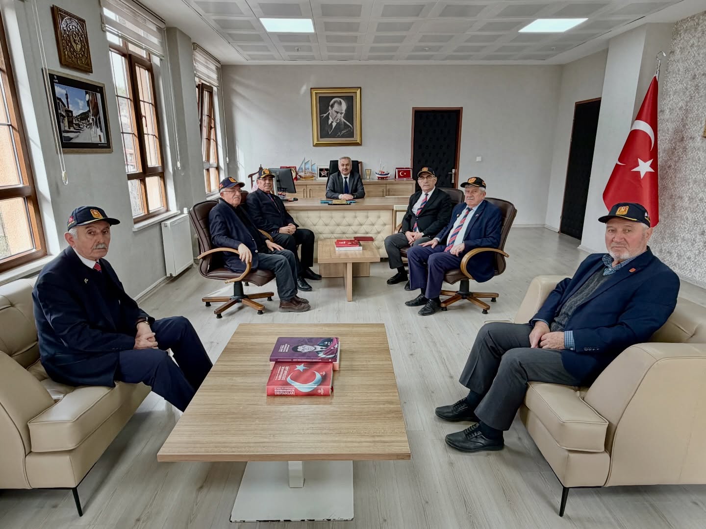 Kahraman Gazilerimizden İl Müdürümüze Ziyaret