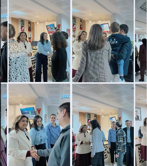 İl Müdürümüz Sayın Emine BÖÇKÜN, Çalışma Arkadaşlarımızla Bayramlaştı