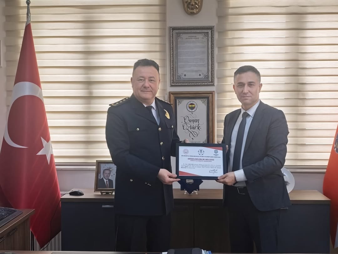 Karesi İlçe Emniyet Müdürlüğü Hizmet Binası ‘Erişilebilirlik Belgesi’ Aldı