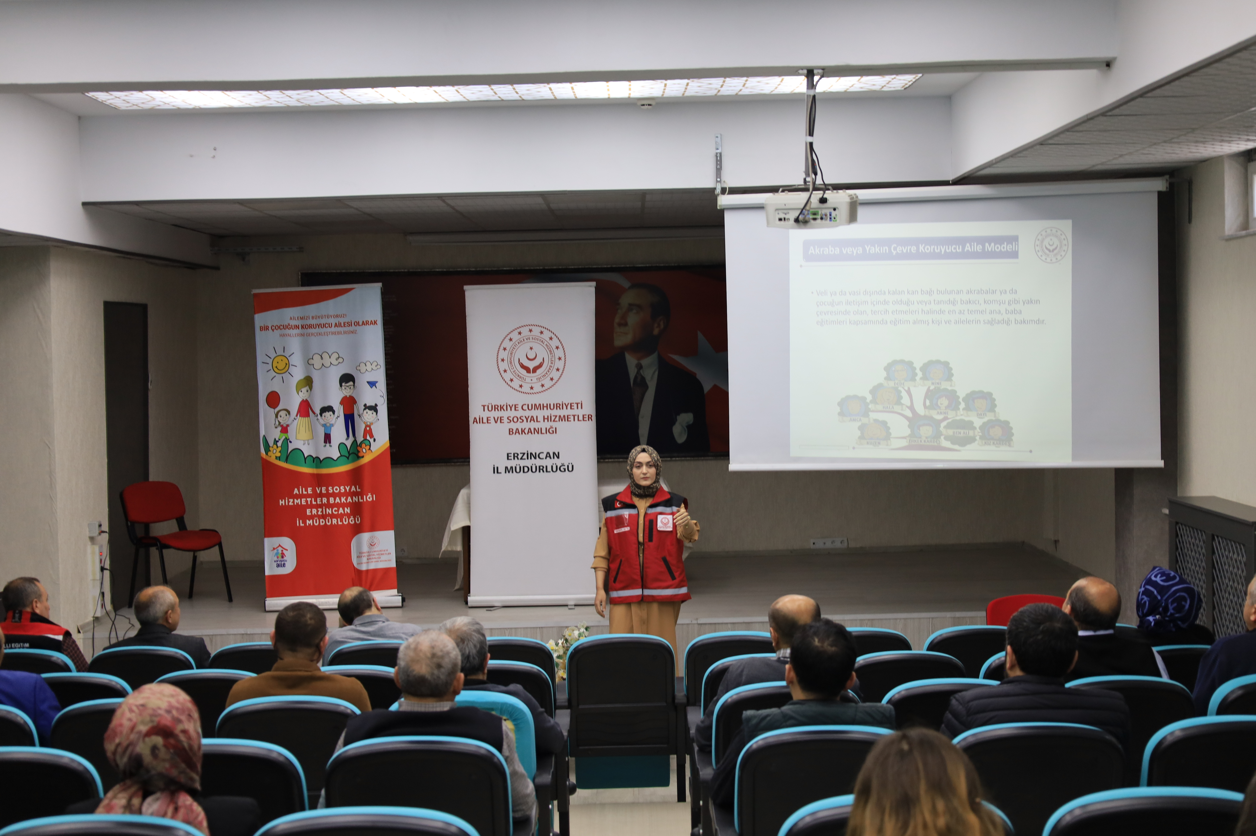  İl Milli Eğitim Müdürlüğü Çalışanlarına Koruyucu Aile Hizmet Modeli Hakkında Tanıtım ve Bilgilendirme Çalışmaları Yapıldı.