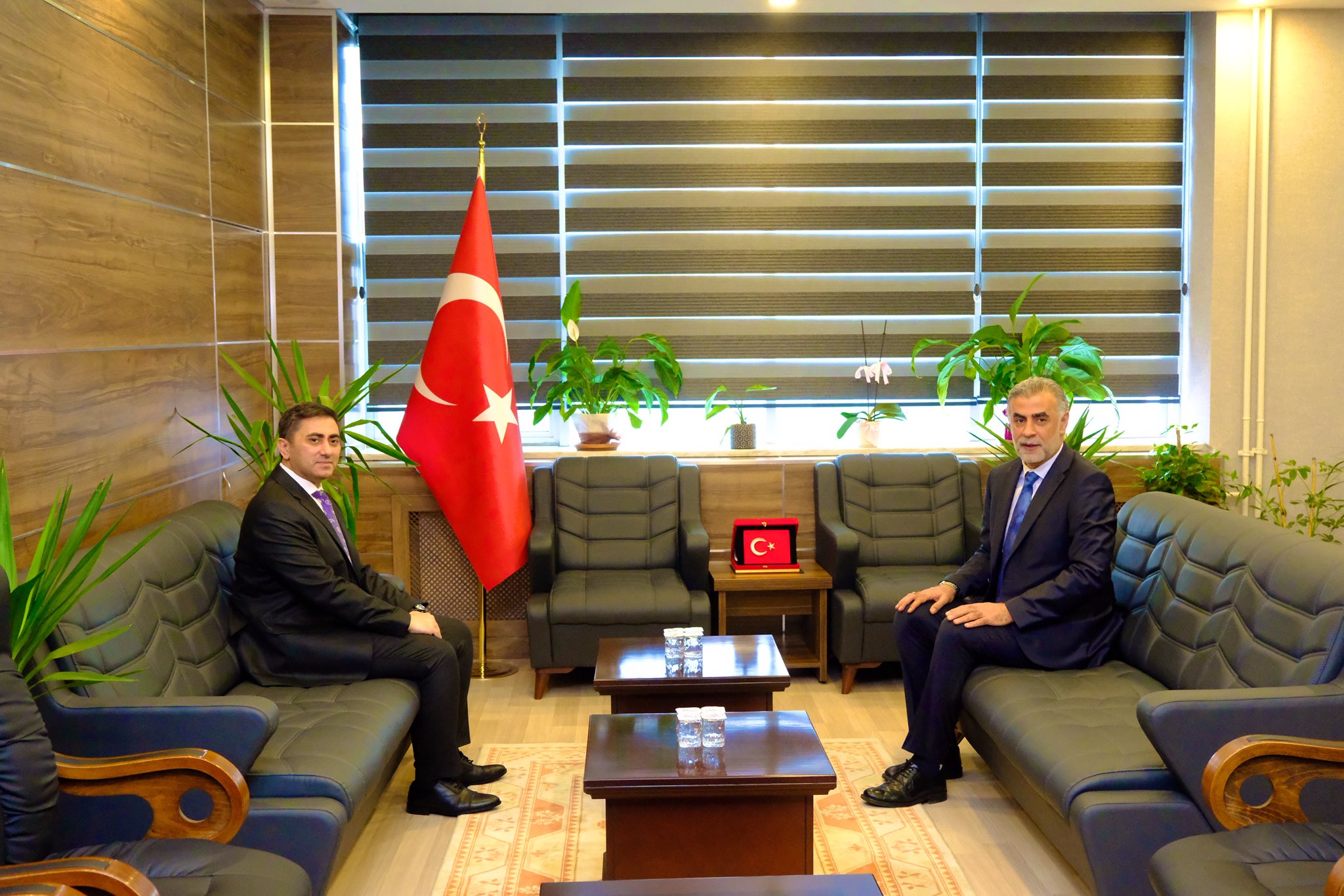 Onikişubat Kaymakamı Salih Çiğdem’den İl Müdürümüz Emre Çalğan’a Ziyaret