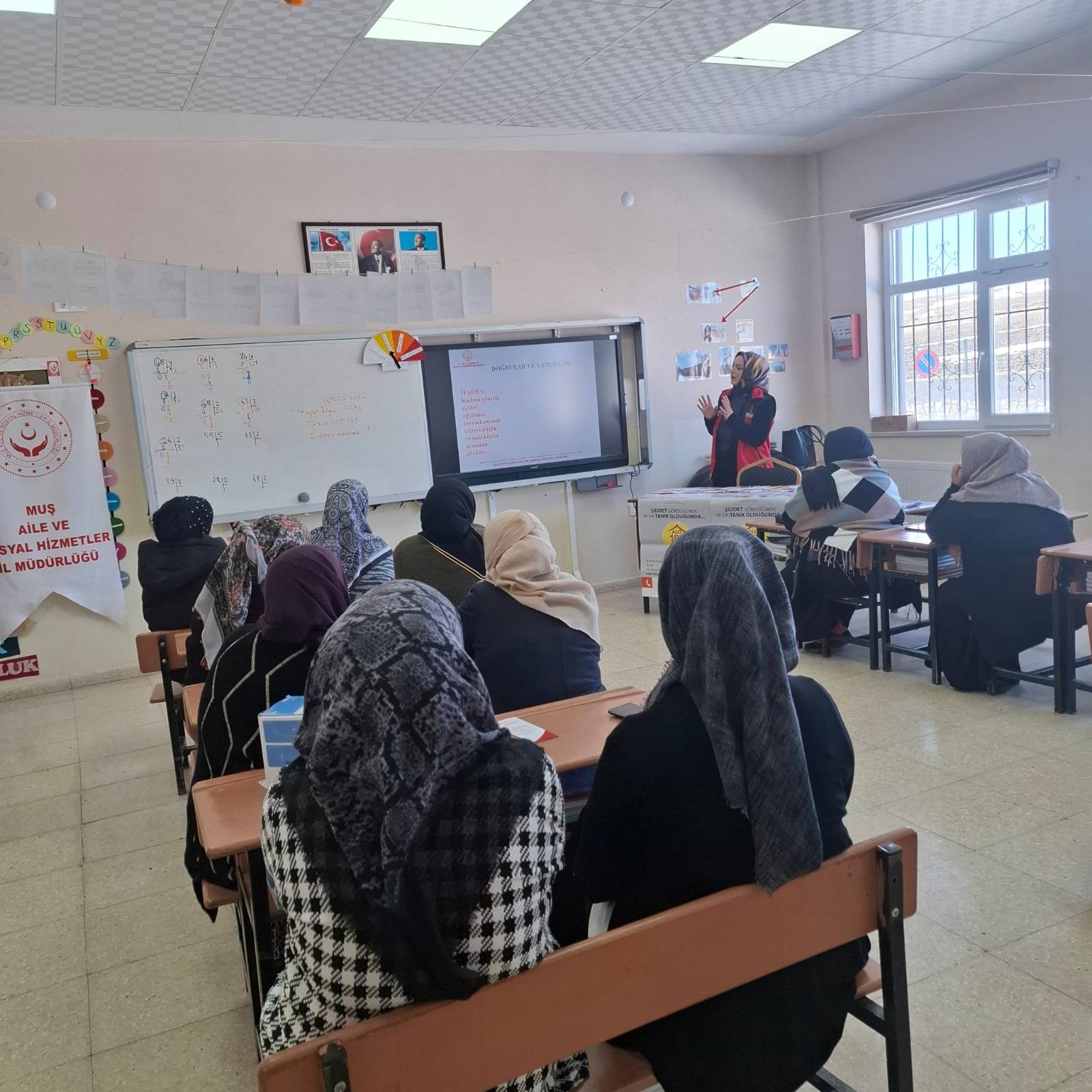 Kadına Yönelik Şiddetle Mücadele Kapsamında Eğitim Semineri Gerçekleştirildi