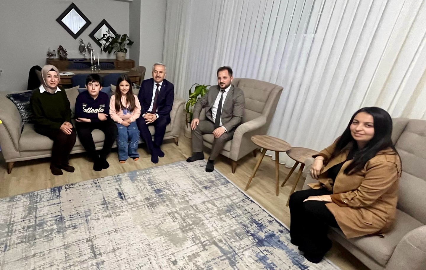 Aziz Şehidimiz Polis Memuru Ahmet Şahan’ın Kıymetli Ailesi Ziyaret Edildi