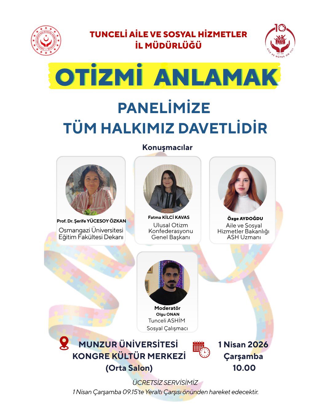 “Otizmi Anlamak, Eksiklik Değil Çeşitlilik” Paneli