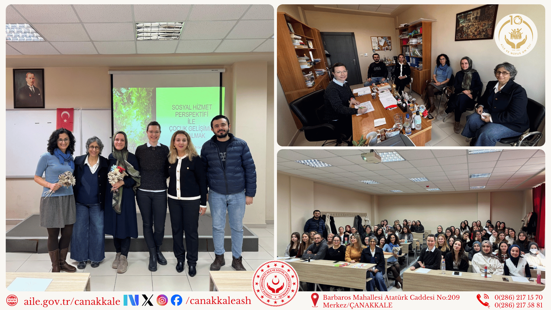 ÇOMÜ’de Dış Paydaş Toplantısı ve Öğrencilere Yönelik Söyleşi Gerçekleştirildi