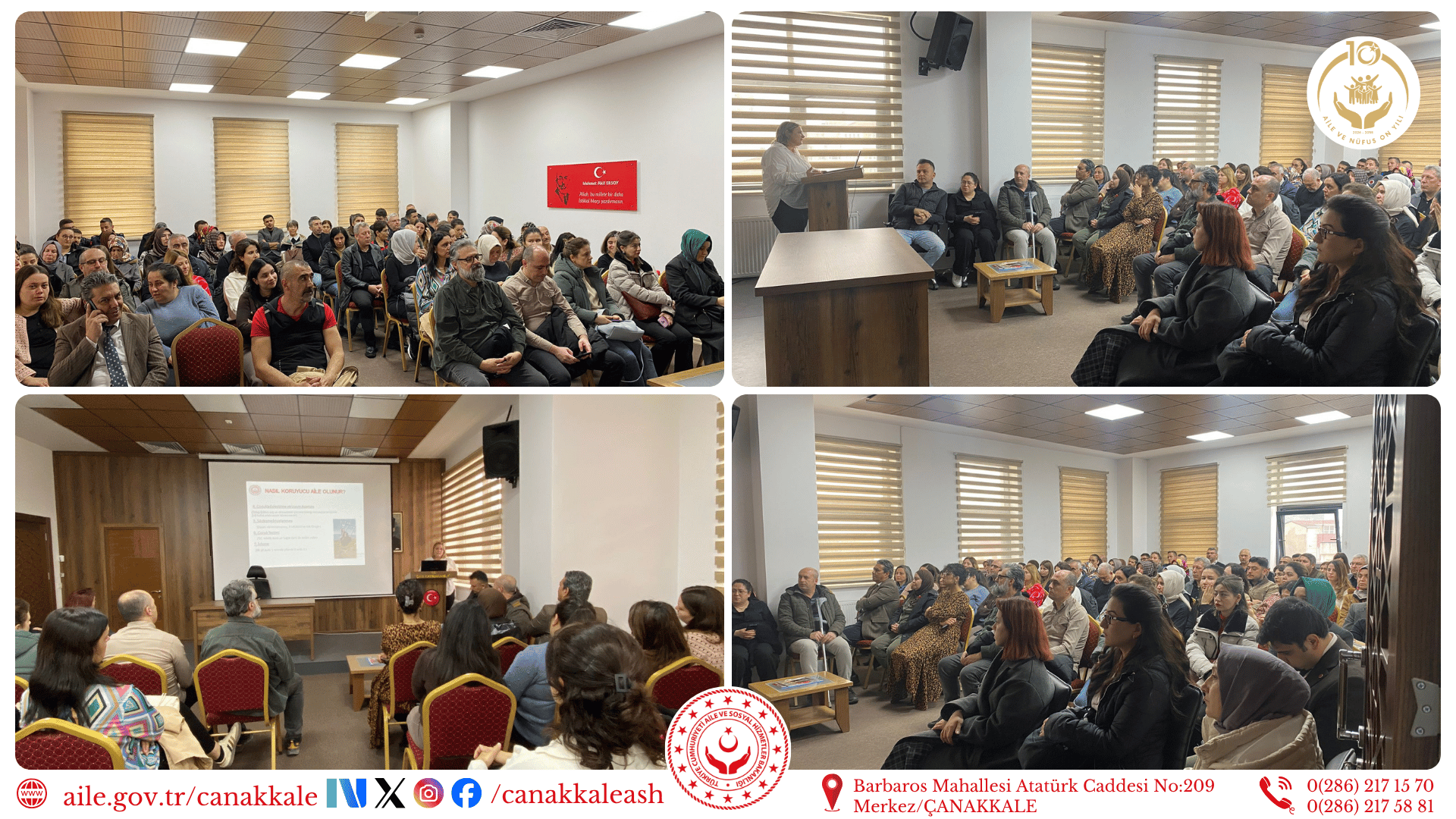 Çan’da Koruyucu Aile Tanıtım Faaliyeti Gerçekleştirildi