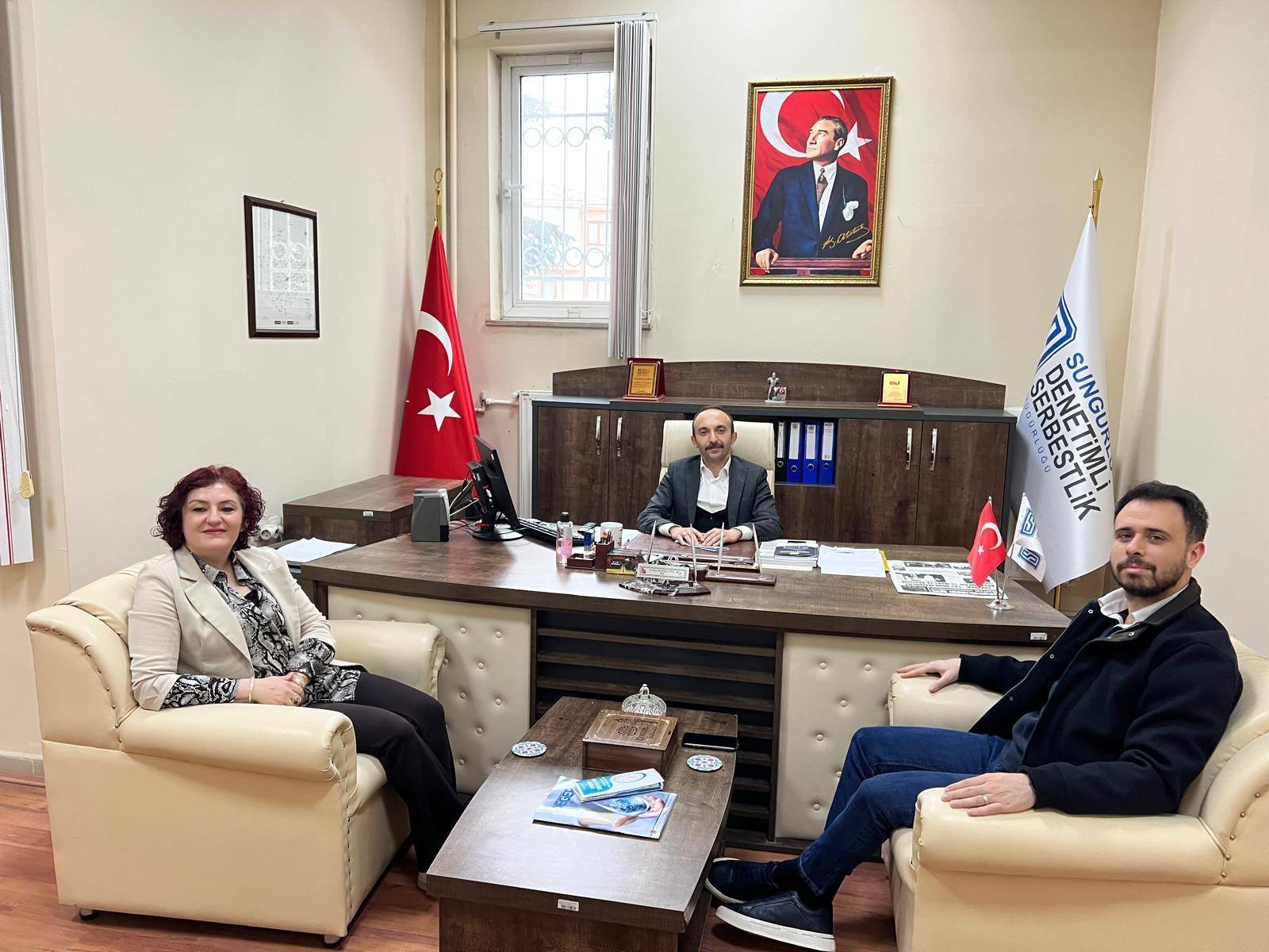 Sungurlu’da Sosyal Uyum Süreci Danışmanlığı hizmetine yönelik kurum temasları