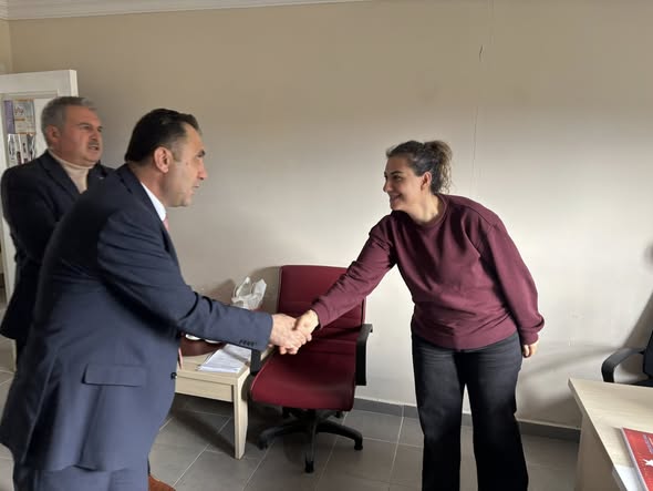 İl müdürümüz İlkay Türkoğlu, Didim Sosyal Hizmet Merkezi Müdürlüğümüzü ziyareti