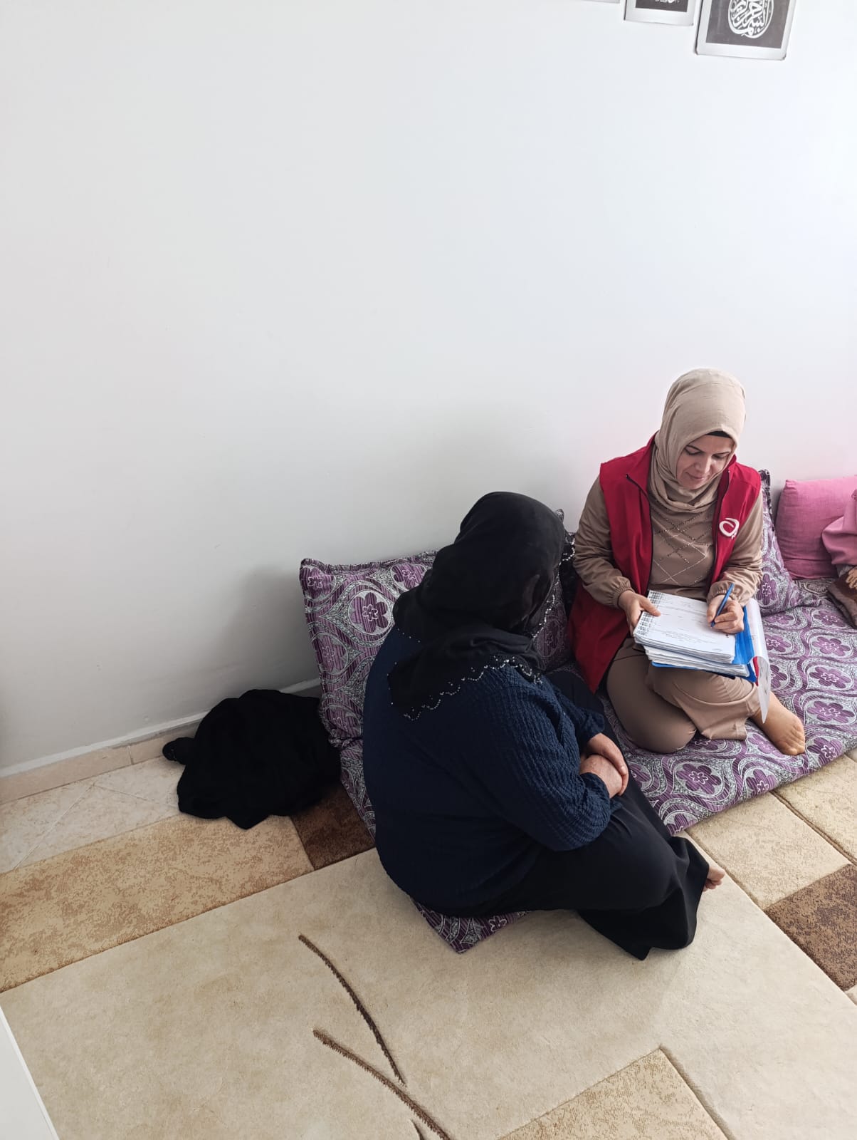 "Evde Bakım Hizmetinden Yararlanan Hanelere Ziyareti"