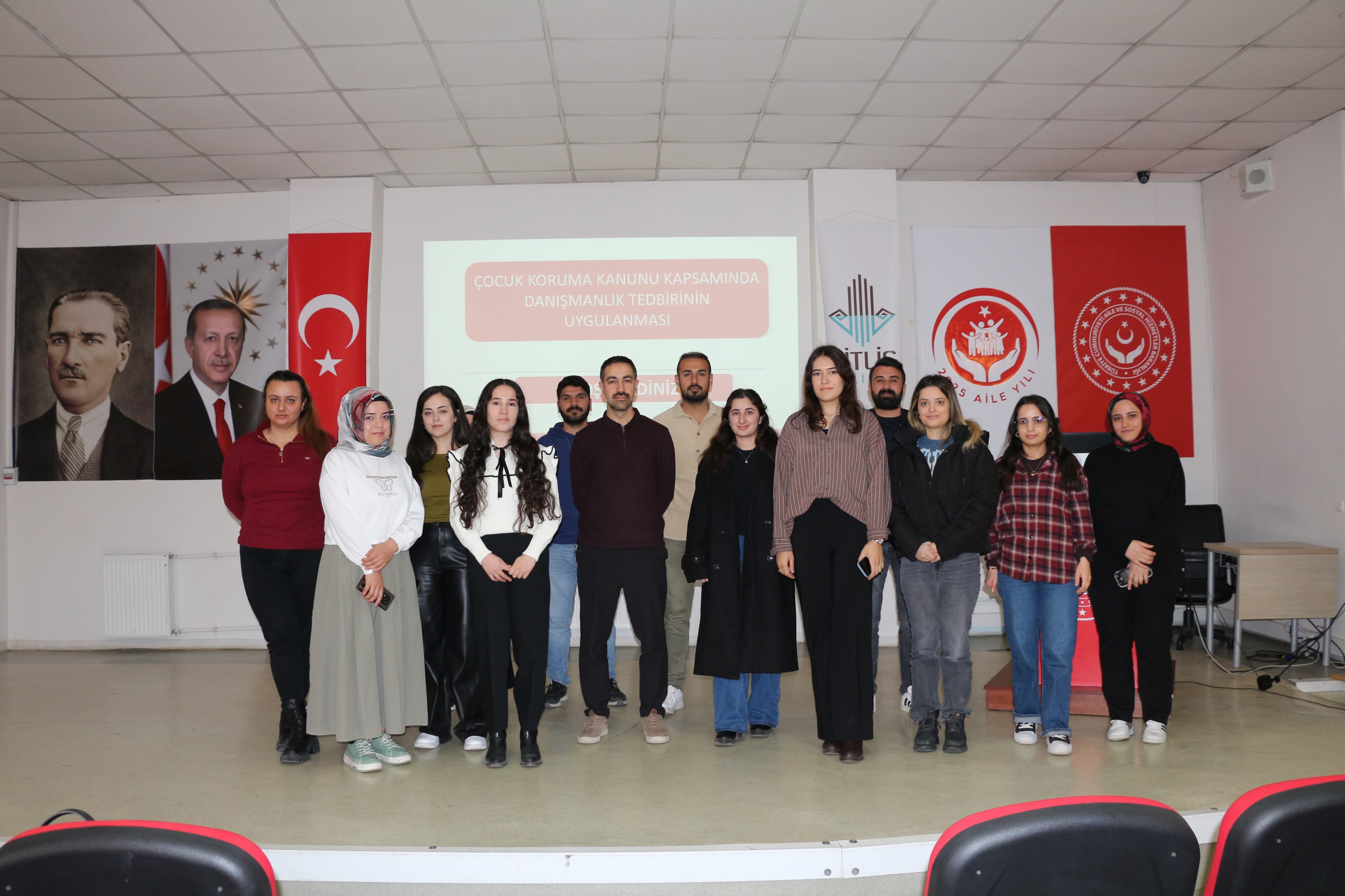 Hizmet İçi Eğitim Programı kapsamında "5395 Sayılı Çocuk Koruma Kanunu ile Danışmanlık Tedbiri Hizmetleri" eğitimi gerçekleştirildi