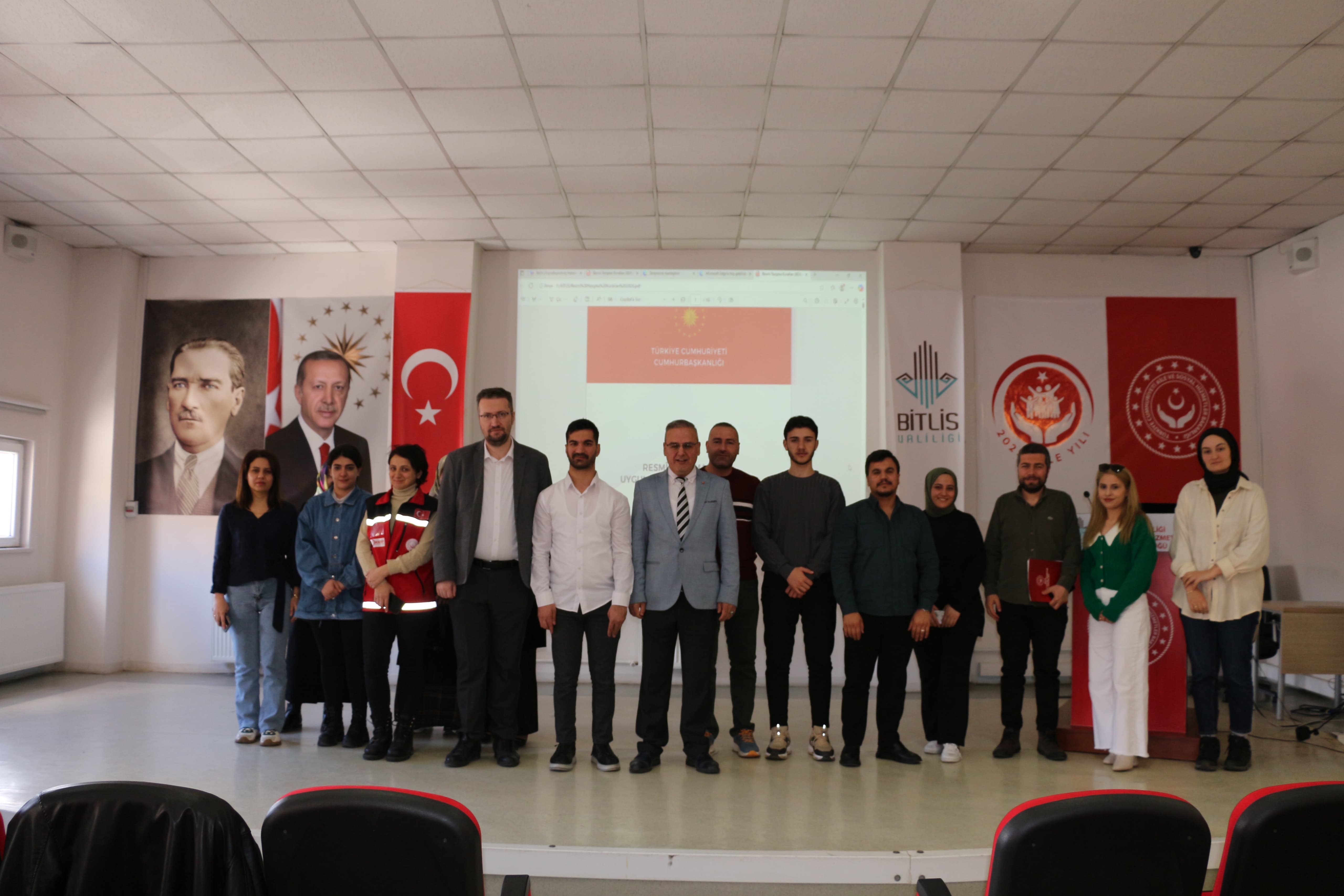 Kuruluş personelimize, Şube Müdürümüz Adem Koçak tarafından “Tutanak Tutma, Dilekçe Yazma ve Resmî Yazışma Kuralları” konulu eğitim gerçekleştirildi