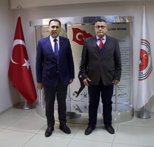 İl Müdürümüz İlkay Türkoğlu, Denetimli Serbestlik İl Müdürü Sayın Nedim Kılıç’ı Makamında Ziyareti