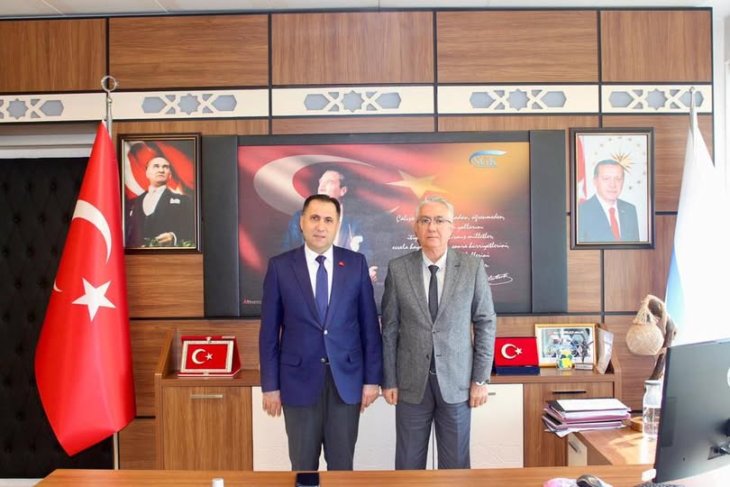 İl Müdürümüz İlkay Türkoğlu,Sosyal Güvenlik İl Müdürü Sayın Tayfun Akbulut’u Makamında Ziyareti