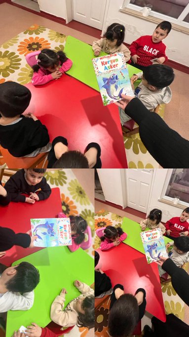 “Hikâye Zamanı” etkinliğimizde 4-6 yaş grubundan 6 çocuğumuzla keyifli anlar yaşadık.