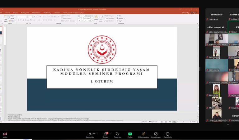 Kadına Yönelik Şiddetle Mücadelede Gençlerle Daha Güçlü ve Proaktif Bir Dönem Başlatıyoruz