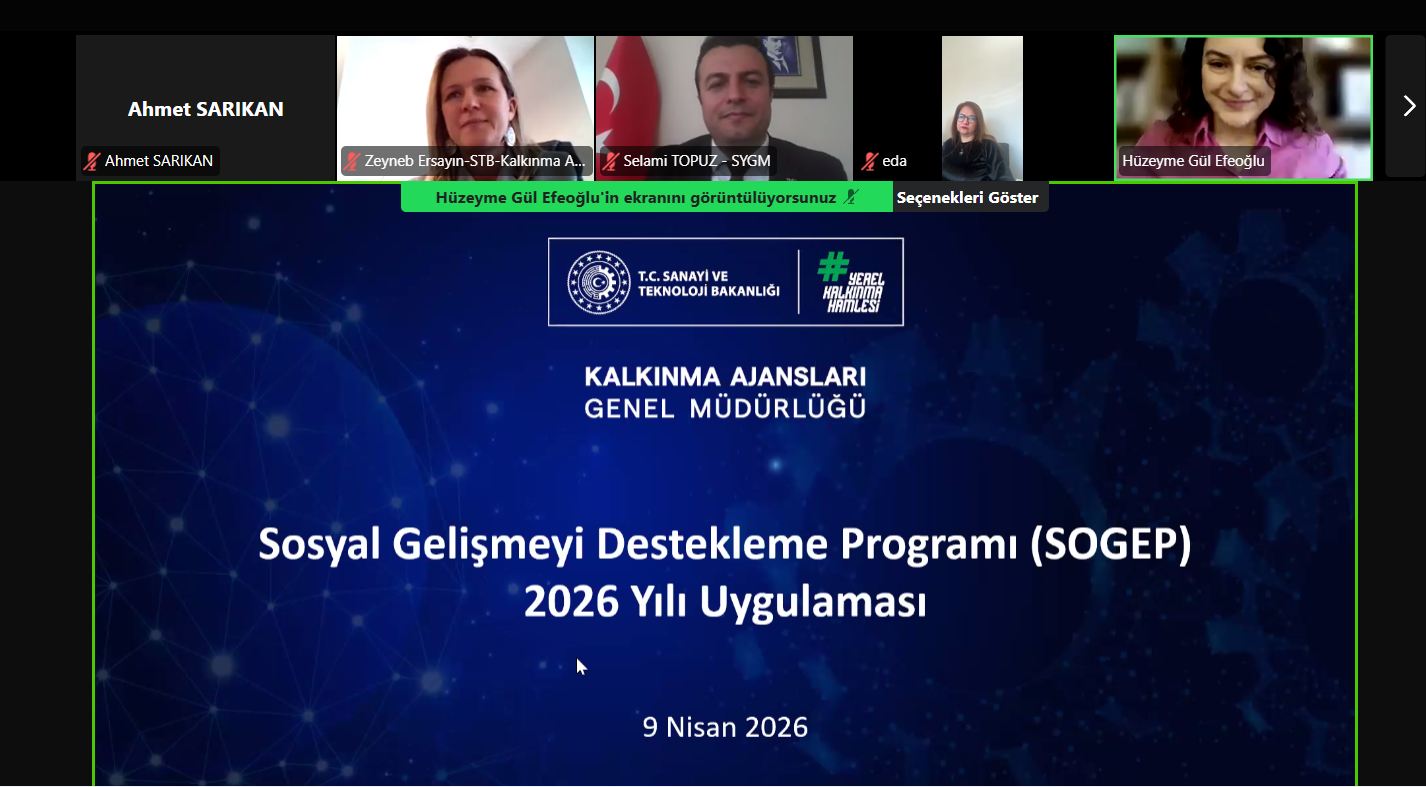 Sosyal Gelişmeyi Destekleme Programı (SOGEP) Bilgilendirme Toplantısı Gerçekleştirildi