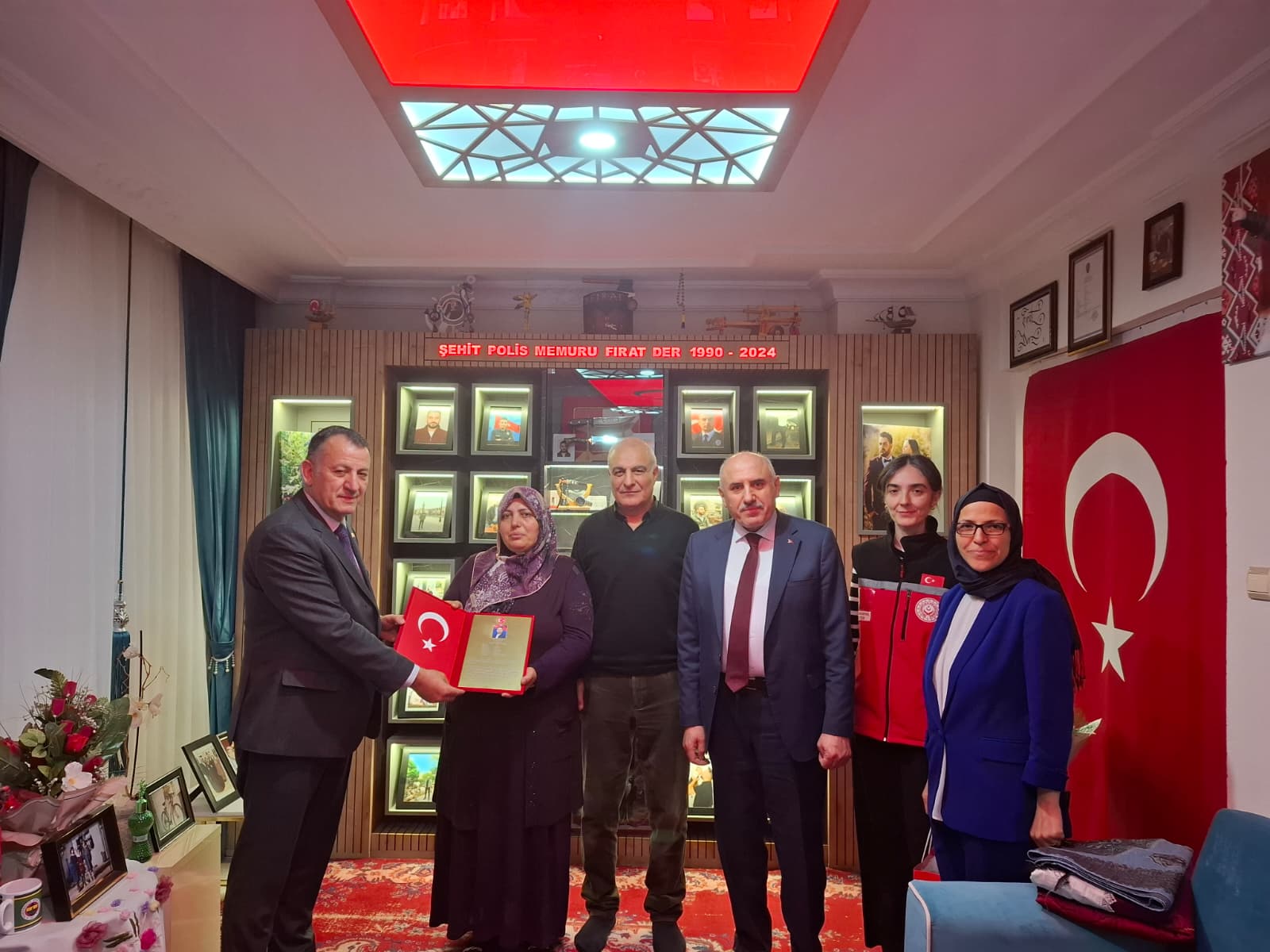 Şehidimiz Fırat DER’in Ailesiyle İftar Sofrasında Buluşuldu