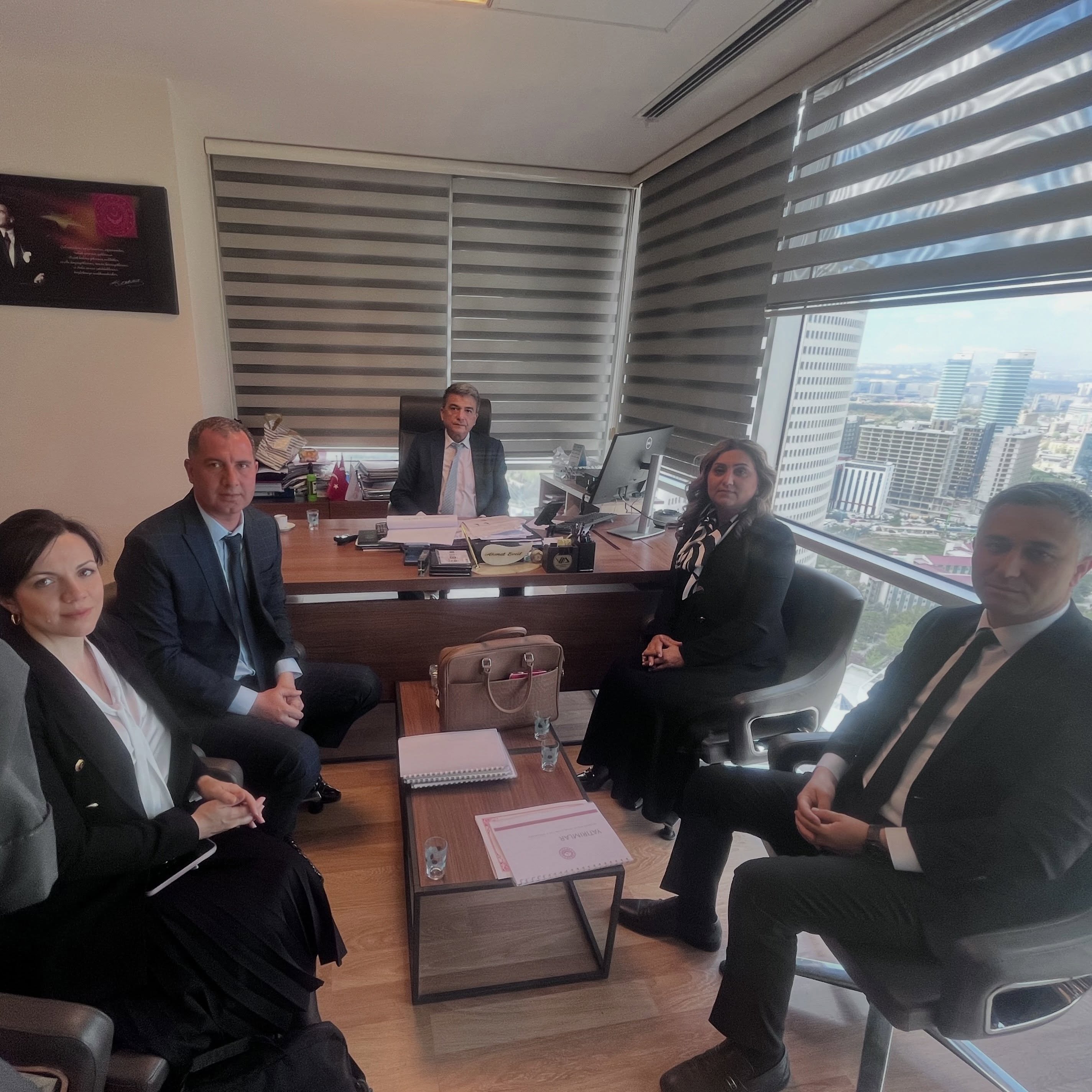 İl Müdürümüz Sayın Emine BÖÇKÜN; Bakanlığımız Strateji Geliştirme Başkanlığı Yatırım Koordinasyon Daire Başkanı Sayın Ahmet EVCİL’i Ziyaret Etti