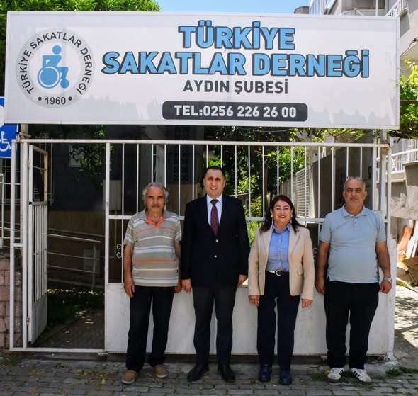 İl Müdürümüz İlkay Türkoğlu, Engelliler Haftası kapsamında Türkiye Sakatlar Derneği Aydın Şubesi Başkanı Zeliha Gündoğdu ve Dernek Üyelerini Ziyareti