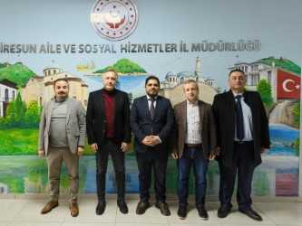 Giresun Üniversitesi Dekan ve Heyetinden İl Müdürümüz Sayın Ender YANIK’a Ziyaret