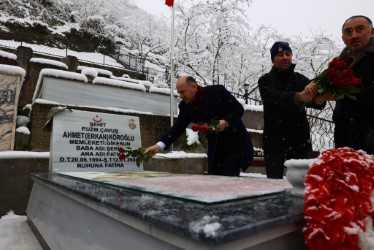 Şehidimiz Ahmet Köroğlu, Kabri Başında Dualarla Anıldı.