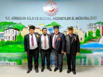 Kahraman Gazilerimizden İl Müdürümüze Hayırlı Olsun Ziyareti