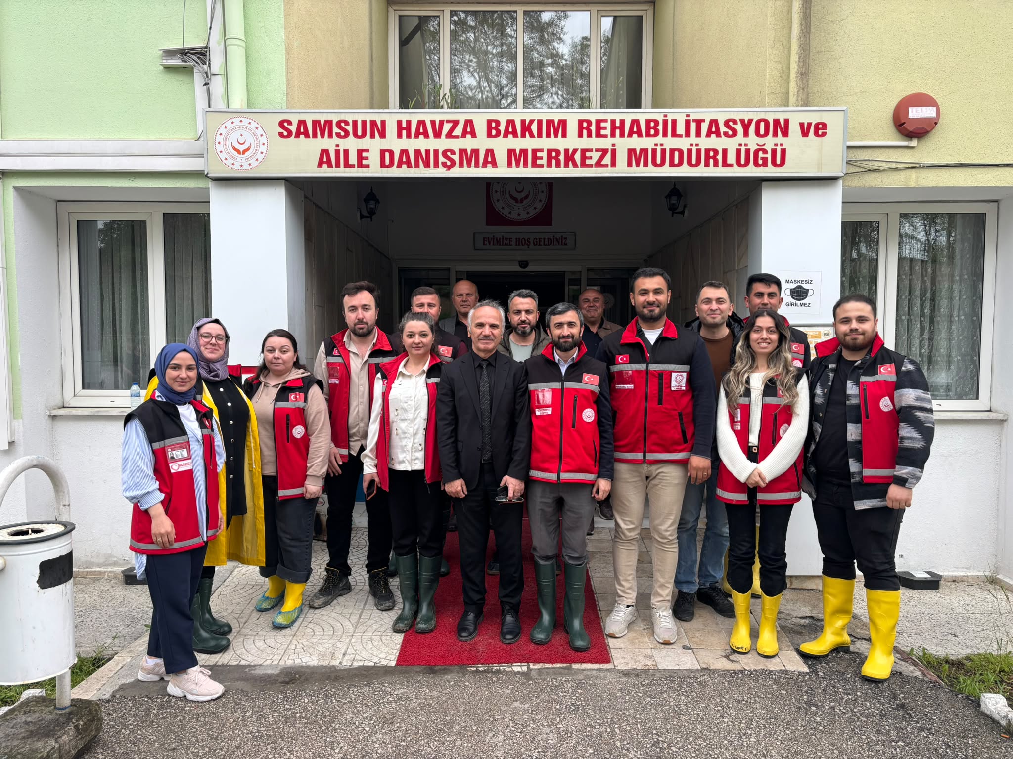 Havza’daki Sel Afetinin Ardından Destek Çalışmaları Sürüyor