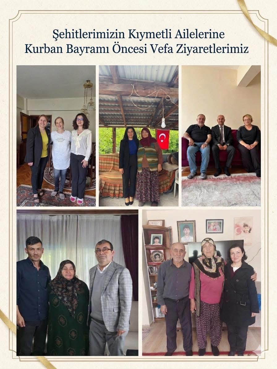  Şehitlerimizin Kıymetli Ailelerine Kurban Bayramı Öncesi Vefa Ziyaretlerimiz