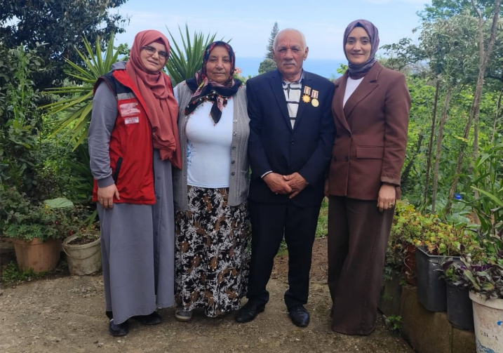Gazimiz Aydın Söz, Gazimiz Engin İskender Ve Gazimiz Nesrullah Sivaz Hanelerinde Ziyaret Edildi.